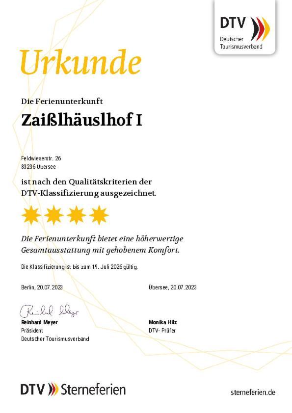 Zaisslhaeusl Hof Ferienwohnungen Übersee Quarto foto